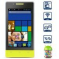 telefono libre 4" Cubot C9 Android 2.3 Smart Phone MTK6515 Bluetooth WiFi Dual Cameras amarillo